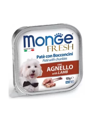 Monge Fresh Pate' Con Agnello Gr 100