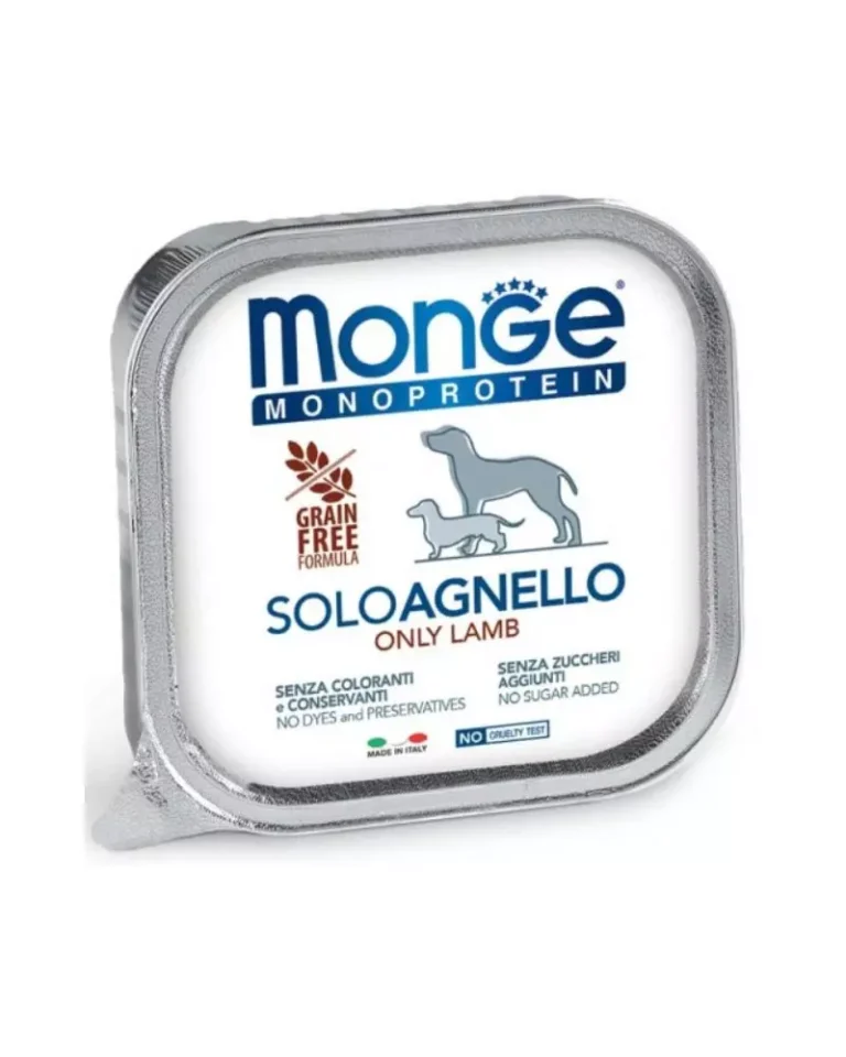 Monge Solo Patè Agnello Gr 150