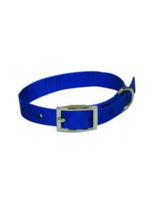Collare Nylon Blu Cm 32 X 10 Mm