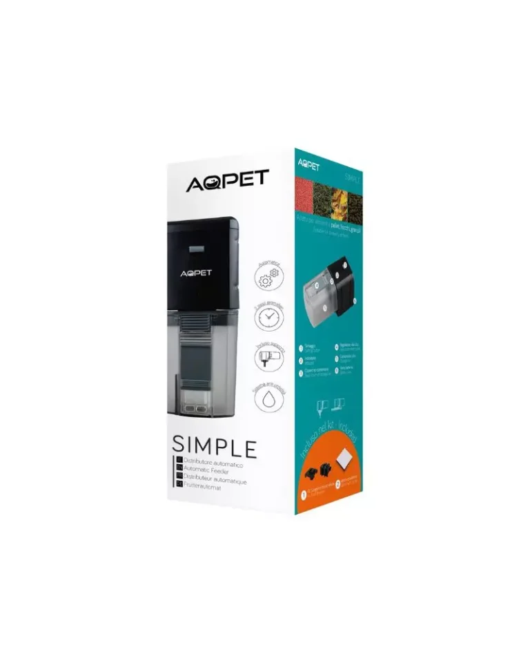 Mangiatoia Automatica Per Acquari Simple 12/24 h