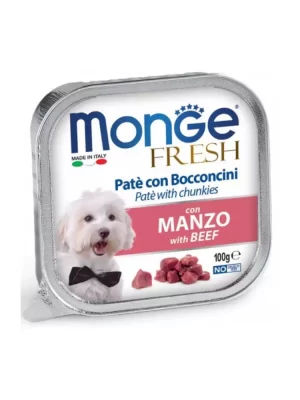 Monge Fresh Pate' Con Manzo Gr 100