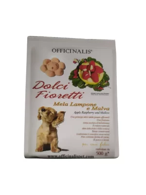 Biscotti Dolci Fioretti Mela Lampone E Malva Gr 500
