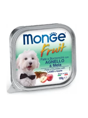 Monge Fresh Fruit Pate' Con Agnello E Mela Gr 100