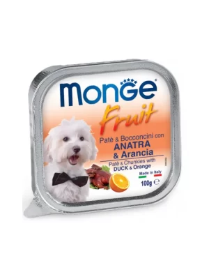 Monge Fresh Fruit Pate' Con Anatra E Arancia Gr 100