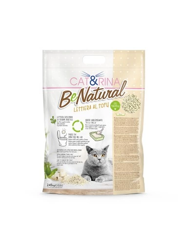 benatural lettiera per gatti al tofu 55 l 3 - The Animal Shop