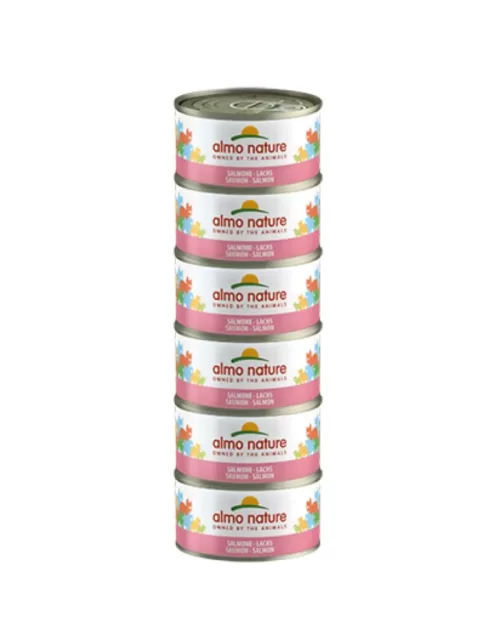 ALMO NATURE MEGAPACK (6X70G) SALMONE