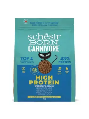 Schesir Born Carnivore Aringa e Salmone Gr 255