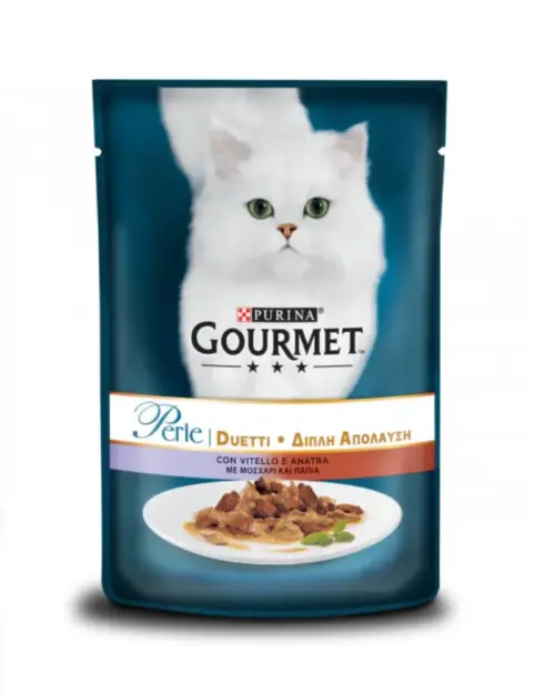 Gourmet Perle Vitello e Anatra Duetti Gr 85